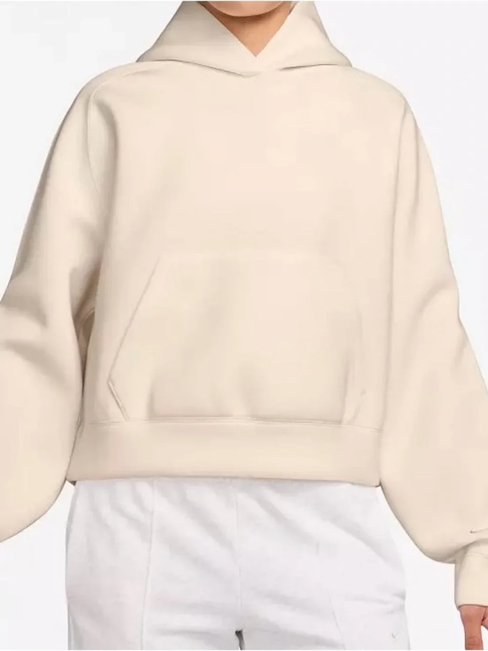 Nike Cream Pullover Hooded Sweatshirt